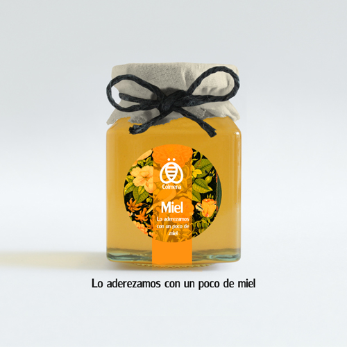 طرح نهایی لیبل مواد غذایی عسل meal/ اسپانیا مادرید